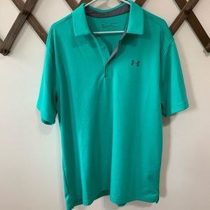 Under Armour Loose Fit Teal Polo